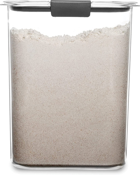 Rubbermaid Container, BPA Free Plastic, Brilliance Pantry Airtight Food Storage, Open Stock, Flour (16 Cup)