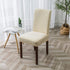 Genina Chair Covers for Dining Room Set of 4 Chair Covers Dining Chair Slipcovers Stretch Kitchen Parsons Chair Covers,Beige