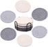 Coasters for Drinks, Braided Absorbent Coasters with Holder (6-Piece Set) for Home and Kitchen-Light (Set 2)