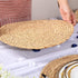 WENFOME 4 Pack Round Woven Placemats - 11.8inch Natural Wicker Placemats, Water Hyacinth Straw Braided Tablemats, Rattan Tablemats Rustic Chargers Weave Placemats for Dining Table