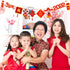 HOWAF 2022 Chinese New Year Hanging Decorations, 30pcs Red Gold Chinese New Year Hanging Swirls and Lion Dance Lantern Firecracker Tiger Banner Set for Spring Festival New Year Home Party Decorations