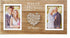 VILIGHT Parents Wedding Gifts from Bride and Groom - Rustic Picture Frame with Love Quotes for Mom and Dad from Newlywed Couples - Holds 2 4x6 Photos