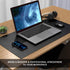 AFRITEE Desk Pad Protector Mat - Dual Side PU Leather Desk Mat Large Mouse Pad Waterproof Desk Organizers Office Home Table Decor Gaming Writing Mat Smooth (Black/Black, 35.4" x 17")