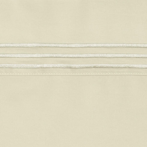 Amazon Basics Easy-Wash Embroidered Hotel Stitch 120 GSM Sheet Set - Twin, Aloe Green