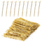 Laicky Bobby Pins, 200Count Blonde Hair Pins Hairpins with Box for Women Lady Girls Kids Hair Pin Invisible Wave Hairgrip Barrette Hairclip Bulk Hair Accessories (Blonde,2.2 Inch)