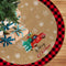 Christmas Tree Skirt Red Buffalo Plaid Xmas Tree Skirt wirh Red Truck for Merry Christmas Xmas Holiday Party Decorations 48 Inch