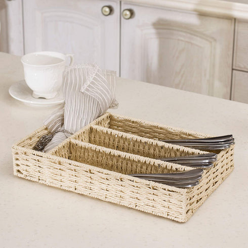 desk kitchen utensil drawer organizer tray, narrow silverware remote holder organizer small tray for drawer flatware organizer utensil cutlery tray eating table