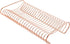 MyGift Rose Gold-Tone Metal Kitchen Dish Plate Storage Organizer and Drying Rack, Holds up to 21 Dinner, Salad, and Dessert Round Plates