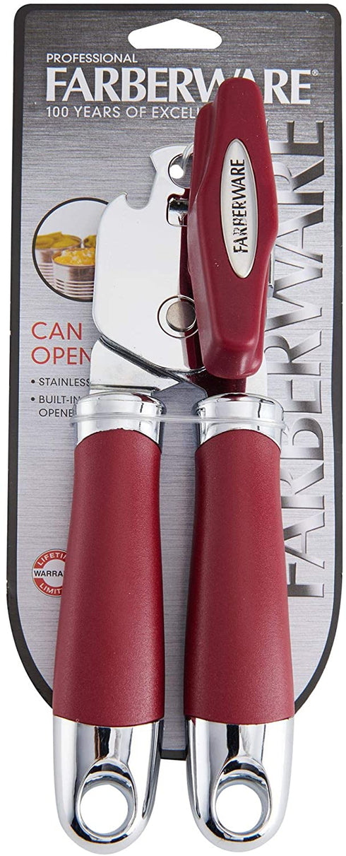 Farberware Pro 2 Can Opener, Red, One Size