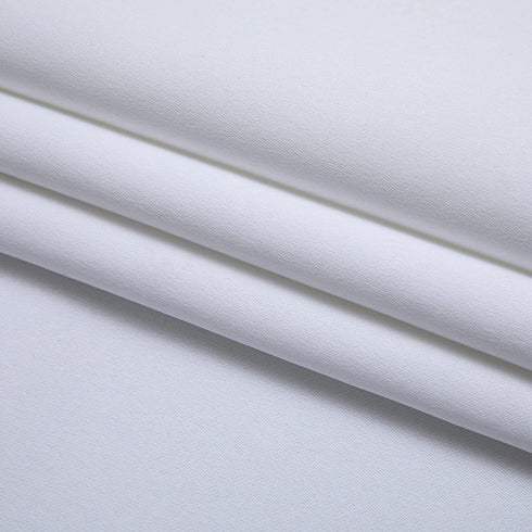 Small Window Curtains for Bedroom 2 Panels Set White Short Blackout Curtains for Bathroom Nursery 45 Inch Length