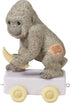 Precious Moments, It's Your Birthday Go Bananas, Birthday Train Age 15, Bisque Porcelain Figurine, 142035