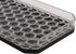 Spectrum Diversified Hexa Sponge & Brush Kitchen Organizer with Refillable Soap Pump, Sponge & Dish, Easy-Clean Sink Organization & Dish Brush Holder with Removable Base, Clear/Gray
