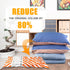 Vacuum Storage Bags 8 Pack Jumbo(39.3"X31.4)Vacuum Sealer bags, Space Saver Bags for Clothes Comforters and Blankets