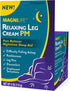 MagniLife Relaxing Leg Cream PM, Deep Penetrating Topical for Pain and Restless Leg Syndrome Relief, Naturally Soothe Cramping, Discomfort, and Tossing with Lavender and Magnesium - 4oz