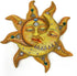 George S. Chen Imports Polyresin Orange Mosaic Face Sun with Yellow Mosaic Moon, 13"