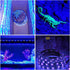 UV Light Strip - iCreating Battery Operated LED Black Light Strip Kit with 6.6FT 2M SMD 3528 IP65 Waterproof Super Bright LED Strip Lights, Battery Case