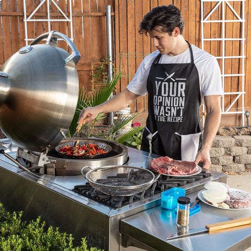 Funny Apron for Women and Men - Adjustable Chef Apron for Grilling, Cooking, BBQ