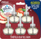 Glade PlugIns Refills Air Freshener, Scented and Essential Oils for Home and Bathroom, Apple Cinnamon, 3.35 Fl Oz, 5 Count