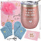 Sqeffort Birthday Gifts for Women - Insulated Tumbler 8 Pack Christmas Gift Bath Set Gifts for Women - Stainless Steel Tumbler with Lid - Best Relaxing Spa Gift Box Basket Present (Rose Gold)