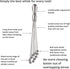 PomeloHome Stainless Steel Ball Whisk | 12 inch Whisk
