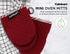 Cuisinart Silicone Mini Oven Mitts, 2pk - Little Oven Gloves for Cooking - Heat Resistant, Non-Slip Grip, Hanging Loop, 5.5 x 7.5 Inches - Ideal for Handling Hot Kitchen, Bakeware Items - Red Dahlia