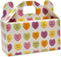 Valentine™s Day Treat Boxes 48 Pack Cardboard Hearts Goody Bag Cookie Holder Classroom Crafts Supplies Party Favors 4 Designs by Gift Boutique Measures: 6.2 x 3.5 x 3.5 Inches