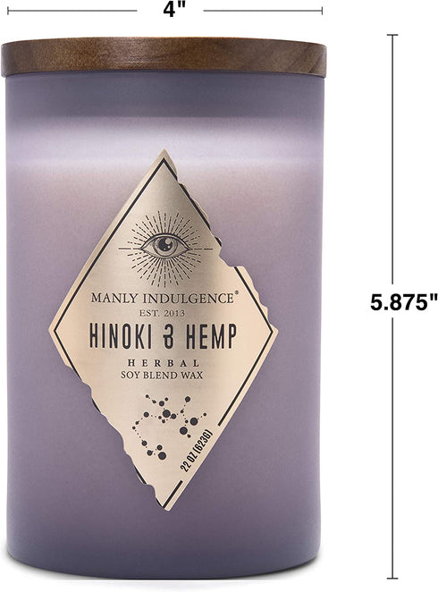 Manly Indulgence Rebel Jar Candle, Large, Purple