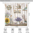 DESIHOM Vintage Country Shower Curtain 72x72 Inch, Farmhouse Rustic Shower Curtain Antique Wood Shower Curtain Polyester Waterproof Shower Curtain