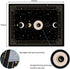 Lyacmy Moon Phase Tapestry Moon Tapestry Wall Art Bohemian Tapestries Wall Hanging for Room (70.9 x 92.5 inches)