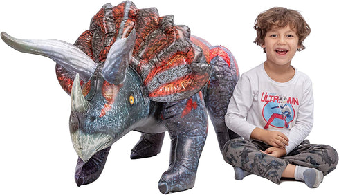 JOYIN 63" Triceratops Inflatable Dinosaur Toy for Party Decorations, Birthday Party Gift, Gift for Kids and Adults