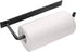 Blacksmith Handmade Farmhouse Wrought Iron Wall Mount Decorative Rustic Paper Towel Holder for Kitchen #MD19002 (Black)
