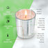 KISCO CANDLES: 10 Hour Votive Candles with Holders 12-Pack Silver Decorative Glass Home Decor, Beautiful Living Room, Kitchen, Bathroom Lighting | Long-Lasting Wax