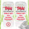 2-PACK Thai Crystal Deodorant Salt Stone - Clinically Tested, Dermatologist Approved - Natural Unscented Aluminum-Free for Women Men & Teens