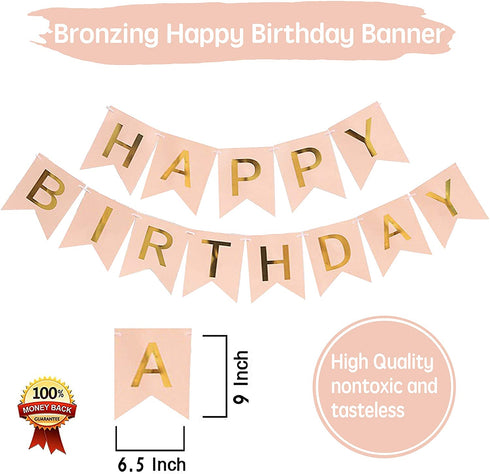Sllyfo Sweet 16 Party Supplies 16th Birthday Decorations Kit - 16th Birthday Gifts for Girls,16th Cake Topper|Banner|sash|Rose Gold Curtain Backdrop Props|Confetti Balloons|Champagne Balloon. (16)