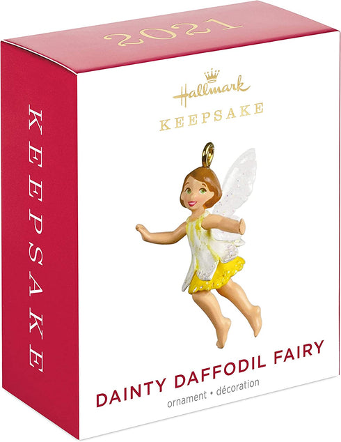 Hallmark Keepsake Christmas Ornament 2021, Mini Dainty Daffodil Fairy, 1"