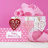 60 Pieces Valentine's Day Heart Shaped Decoration Felt Heart Hanging Ornament Red and Pink Heart Shaped Cutout Heart Tree Embellishment with Rope for Valentine Wedding Party Anniversary Home Decor