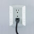 GE 6-Outlet Extender, 2 Pack, Grounded Wall Tap, Adapter Spaced Outlets, 3-Prong, Quick and Easy Install, UL Listed, White, 40222