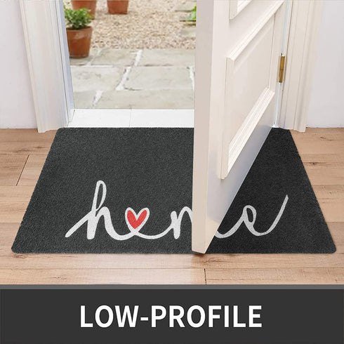 HAVARGO Door Mat 20"x32" Indoor Outdoor Low-Profile Front Doormat for Entry Rug Waterproof Easy Clean Welcome Mats Shoe Scraper Inside Outside Bathroom, Patio, High Traffic Area¦