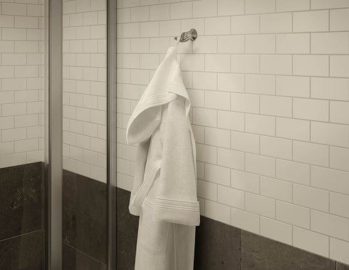 Symmons 553RH Elm Wall-Mounted Double Robe Hook in Polished Chrome