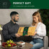 Wood Cutting Board Set - Bamboo Cutting Board with Juice Groove - Kitchen Chopping Board for Meat (Butcher Block) Cheese and Vegetables | Heavy Duty Serving Tray w/Handles (3-Pieces)