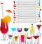 Geiserailie 30 Pieces Acrylic Cocktail Stirrer Sturdy Cocktail Swizzle Stirrer Clear Swizzle Sticks Cocktail Colorful Cocktail Drink Stirrer for Bars Bartender Cafes Restaurants Home Use