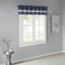 Madison Park Amherst Single Panel Faux Silk Rod Pocket Curtain With Privacy Lining for Living Room, Window Drapes for Bedroom and Dorm, 50x18, Navy