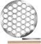 Pelmeni Ravioli Maker Molds With Rolling pin And Pick stick?Stainless Steel?Handmade Dumping 27cm Metal Molds Set (27cm)