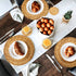 CY SISTERS Woven Placemats Set of 2, Round Placemats for Dining Table, 100% Water Hyacinth, Natural Farmhouse Braided Placemats Wicker Rustic Place Mats, Home, Wedding, Perfect for Indoor Outdoor 14€œ