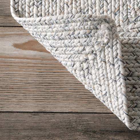 nuLOOM Wynn Braided Indoor/Outdoor Accent Rug, 2' x 3', Ivory