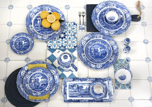Spode Blue Italian Set of 6 Pastry Forks