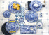 Spode Blue Italian Set of 6 Pastry Forks