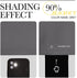 NICETOWN Light Reducing Curtain Panels Window Draperies - (Grey Color) 52x84 inch, 2 Pieces, Insulating Room Darkening Drapes for Bedroom