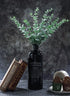 Miracliy 36 PCS Artificial Eucalyptus Stems with Frost, Faux Eucalyptus Leaves Greenery Stems for Vase Home Party Wedding Decoration€¦