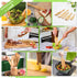 Bamboo Spurtle Set Pack of 6, Kitchen Spatula Set, Bamboo Utensils for Cooking, Bamboo Spoons for Cooking with Holder and Box Packaging, Spatulas for Nonstick Cookware